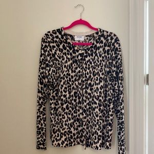 Old Navy animal print cardigan